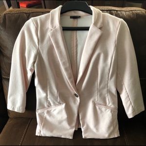 Metaphor Women’s Blazer - Light Pink - Size Lg